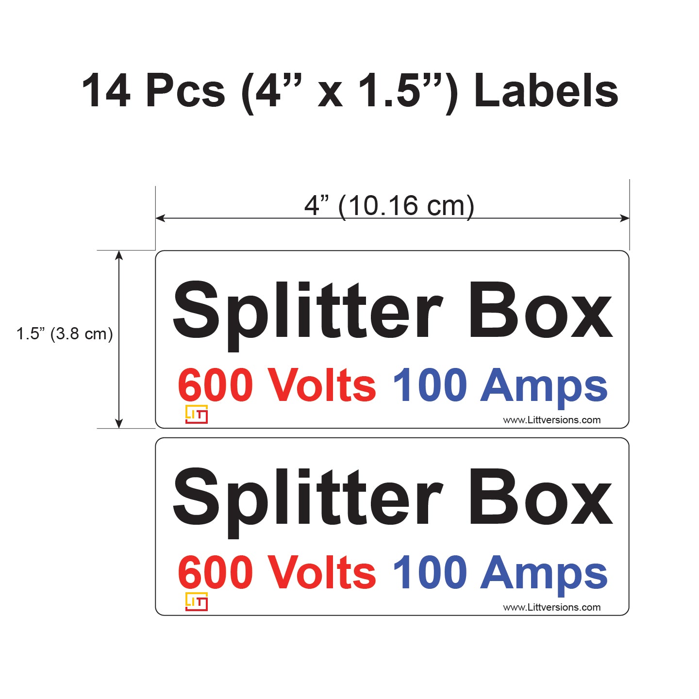 Littversions 76 Pcs 480/240/208/120V Electrical Labels Stickers Decals Markers Sign for Main Disconnect Splitter Transformer Panel Circuit Breaker Loadcenter Lighting Motor Contactor Box (Custom -76 Pcs)
