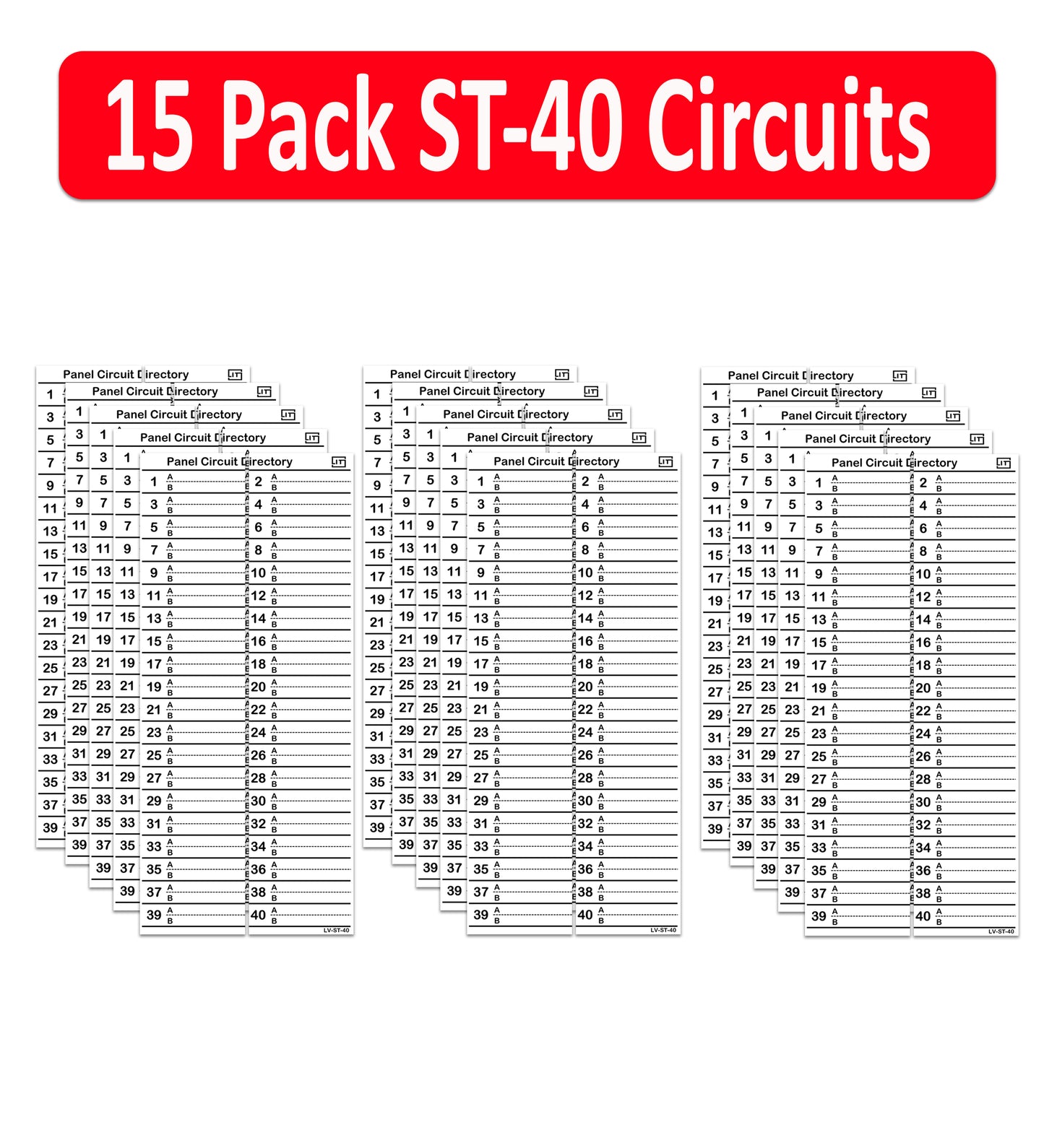 Standard 40 Circuits