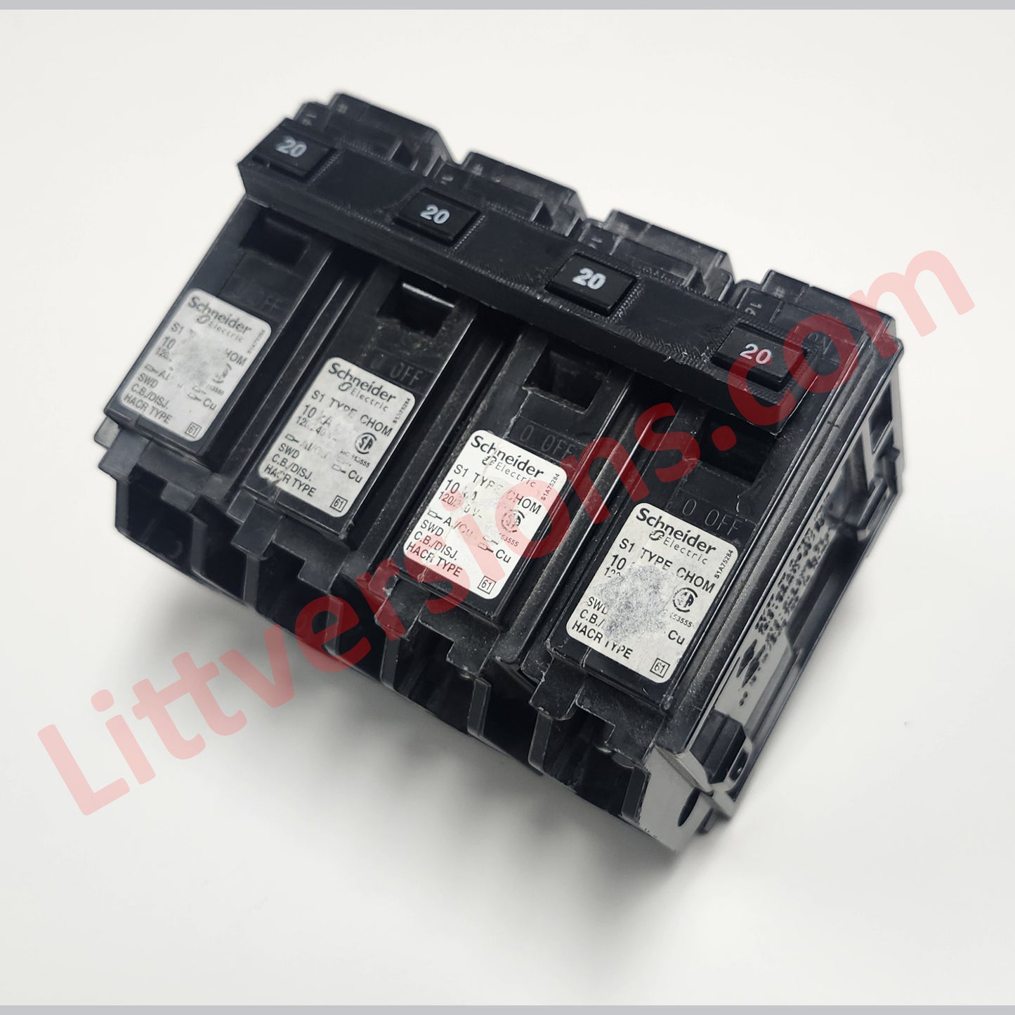 2 Pack Handle Tie Join 4 Single Pole or 4 Pole 1" Replacement for Square D Schneider Electric Breakers Common Trip CHOM Breakers QO1HTCP HOMT HT Circuit Breaker