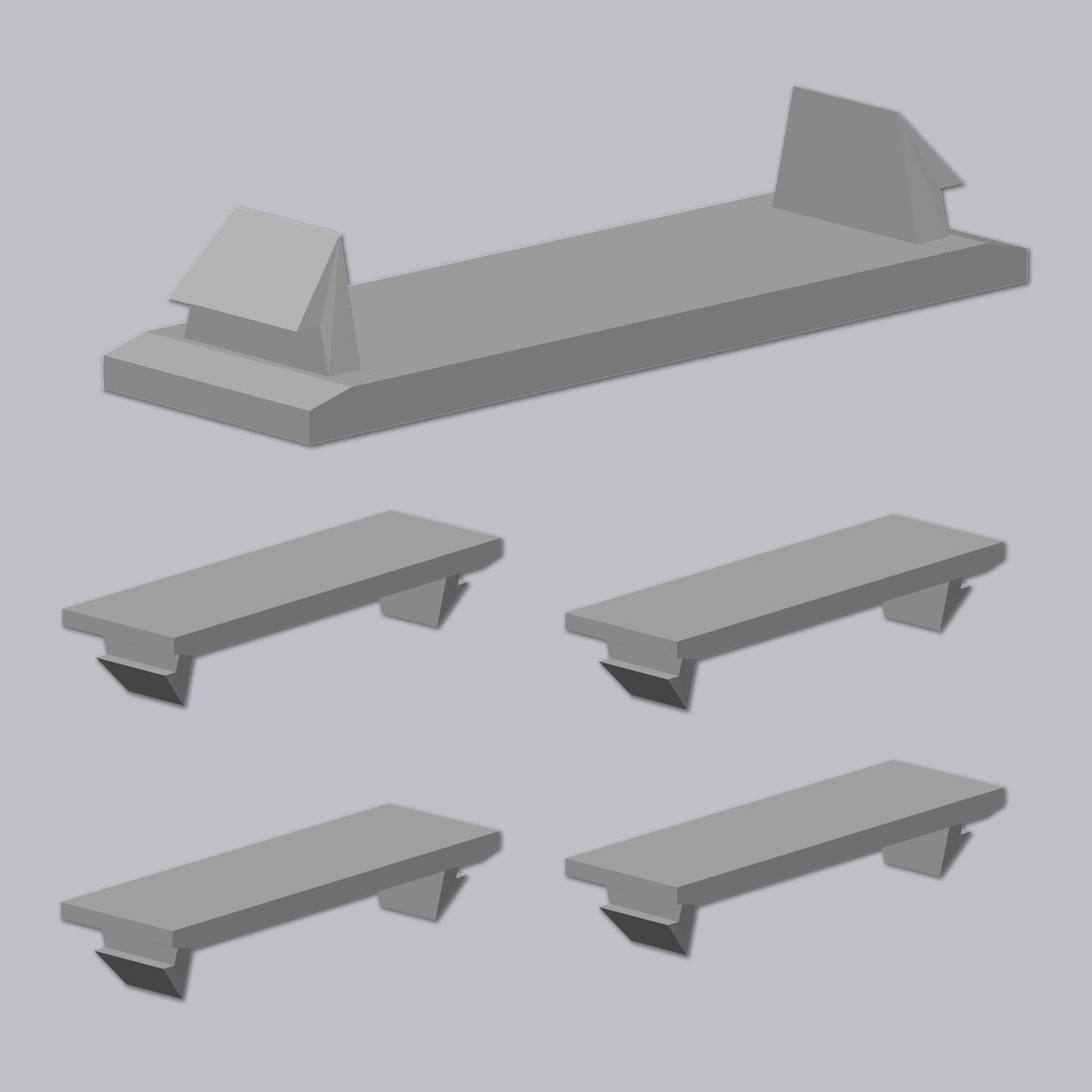 5 Pack 1/2 inch FPE NA NC NCFS Federal Pacific Stab-lok Universal Knockout Filler Plate 1/2" x 1.5" Blank Flush Cover for Twist Thin Circuit Breaker Electrical Panel Box Load Center