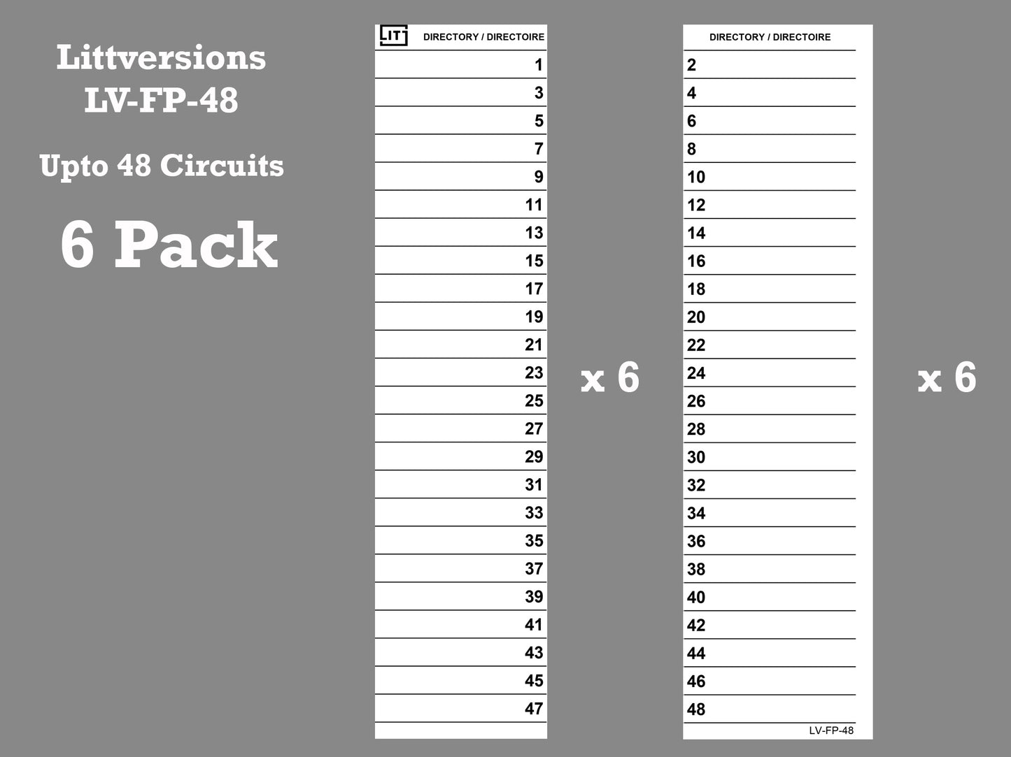 Replacement for Federal Pioneer/ Stablok 48 Circuits