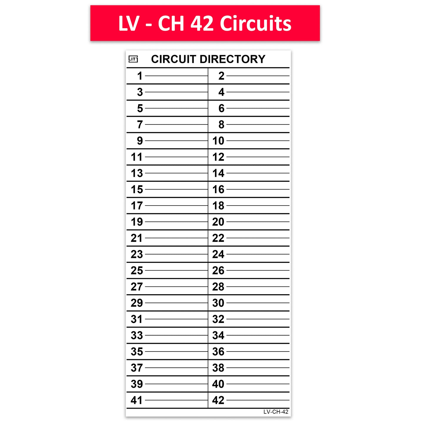Replacement for Cutler Hammer 42 Circuits