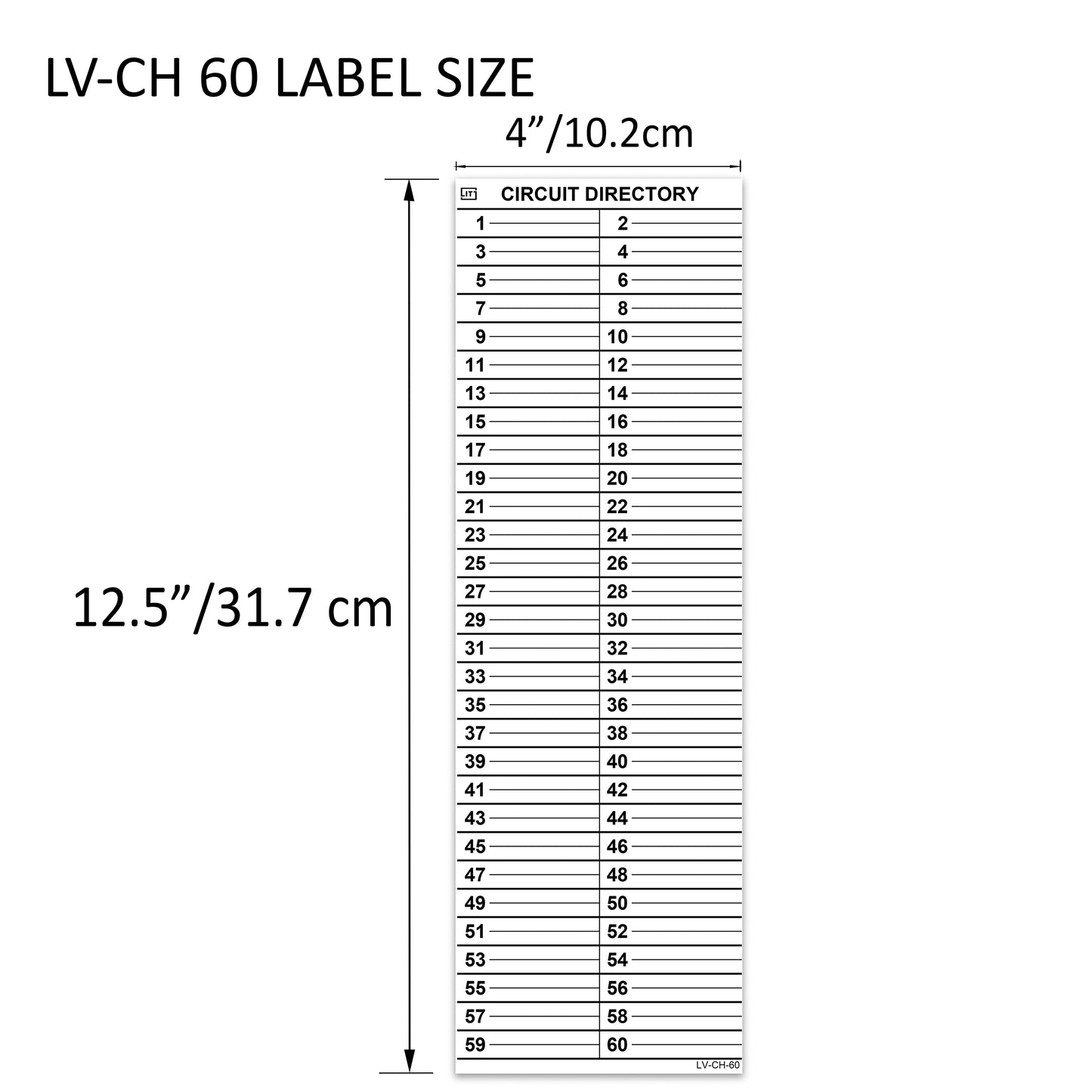 Replacement for Cutler Hammer 60 Circuits