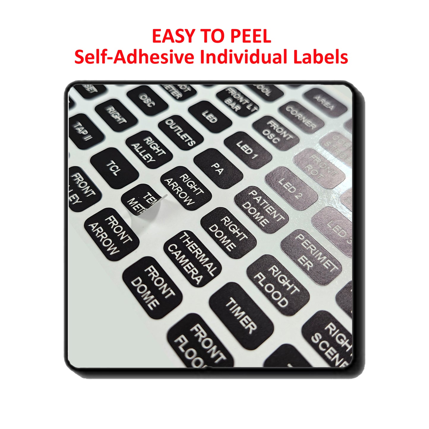 240 Pcs Small Extended AC DC Panel Directory Label Replacement for Blue Sea 8214 8217 7870 Marine