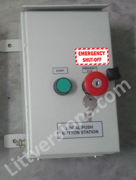 20 Pack White 2" x 1" EMERGENCY SHUT-OFF Fuel Switch Warning Safety Outdoor Rated Laminated Label Sign Sticker Electrical Panel Vinyl 2x1 1 x2 inches