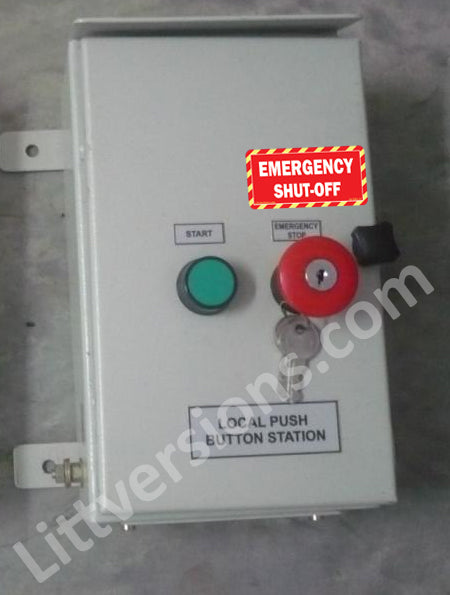 20 Pack Red 2" x 1" EMERGENCY SHUT-OFF Fuel Switch Warning Safety Outdoor Rated Laminated Label Sign Sticker Electrical Panel Vinyl 2x1 1 x2 inches