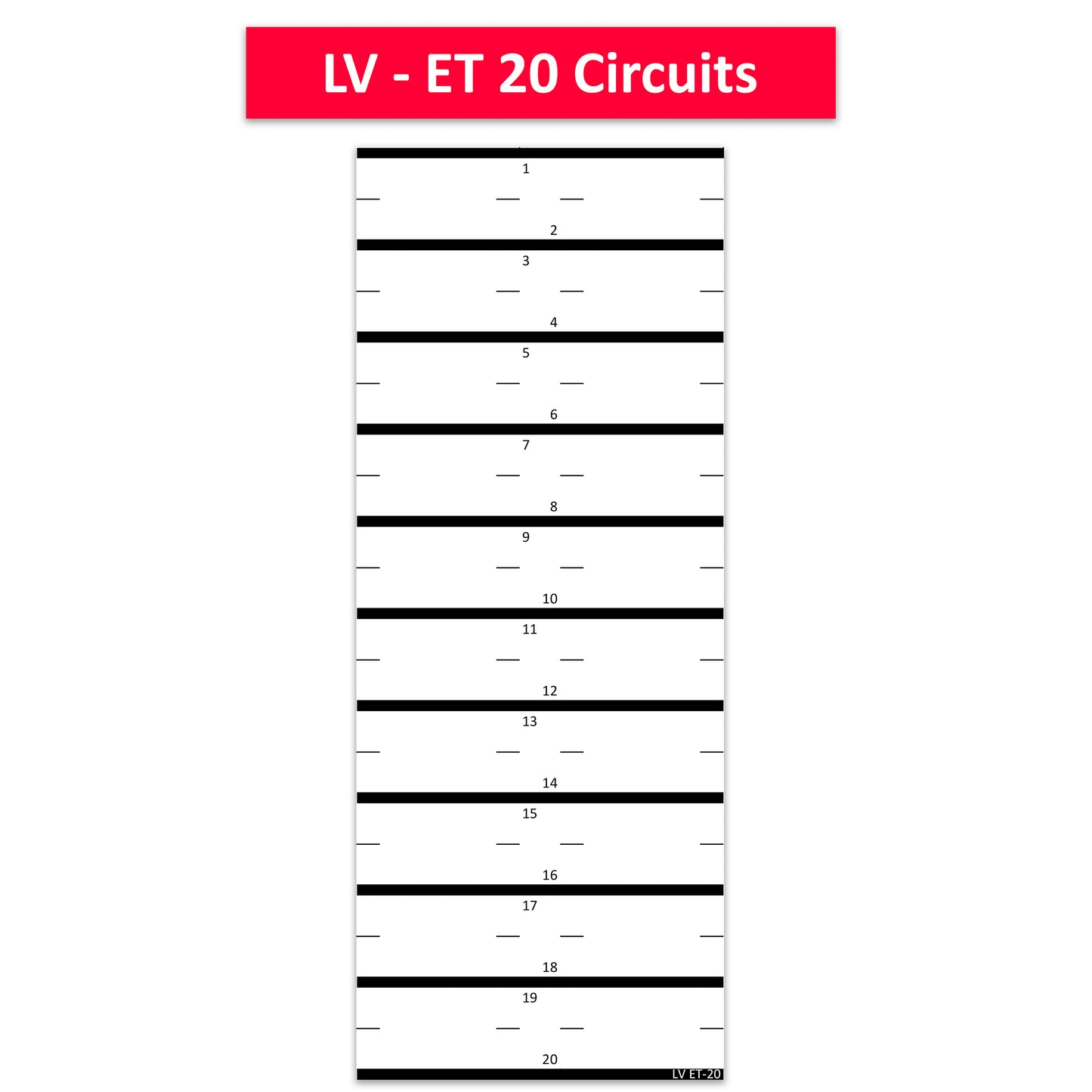 Replacement for Eaton 20 Circuits