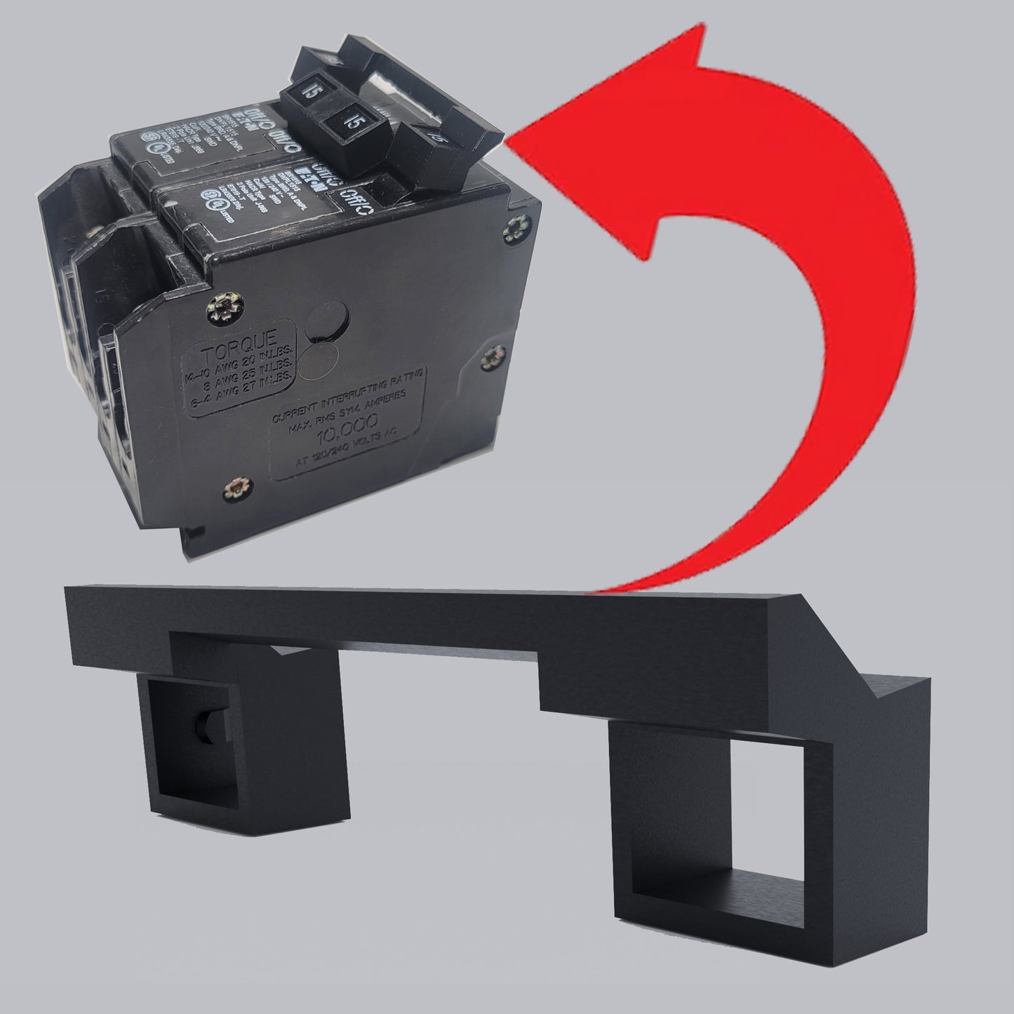 10 Pack Handle Tie for Joining Outside Only Quad Eaton Cutler Hammer Breakers Common Trip BR BQ THOW Type Breakers