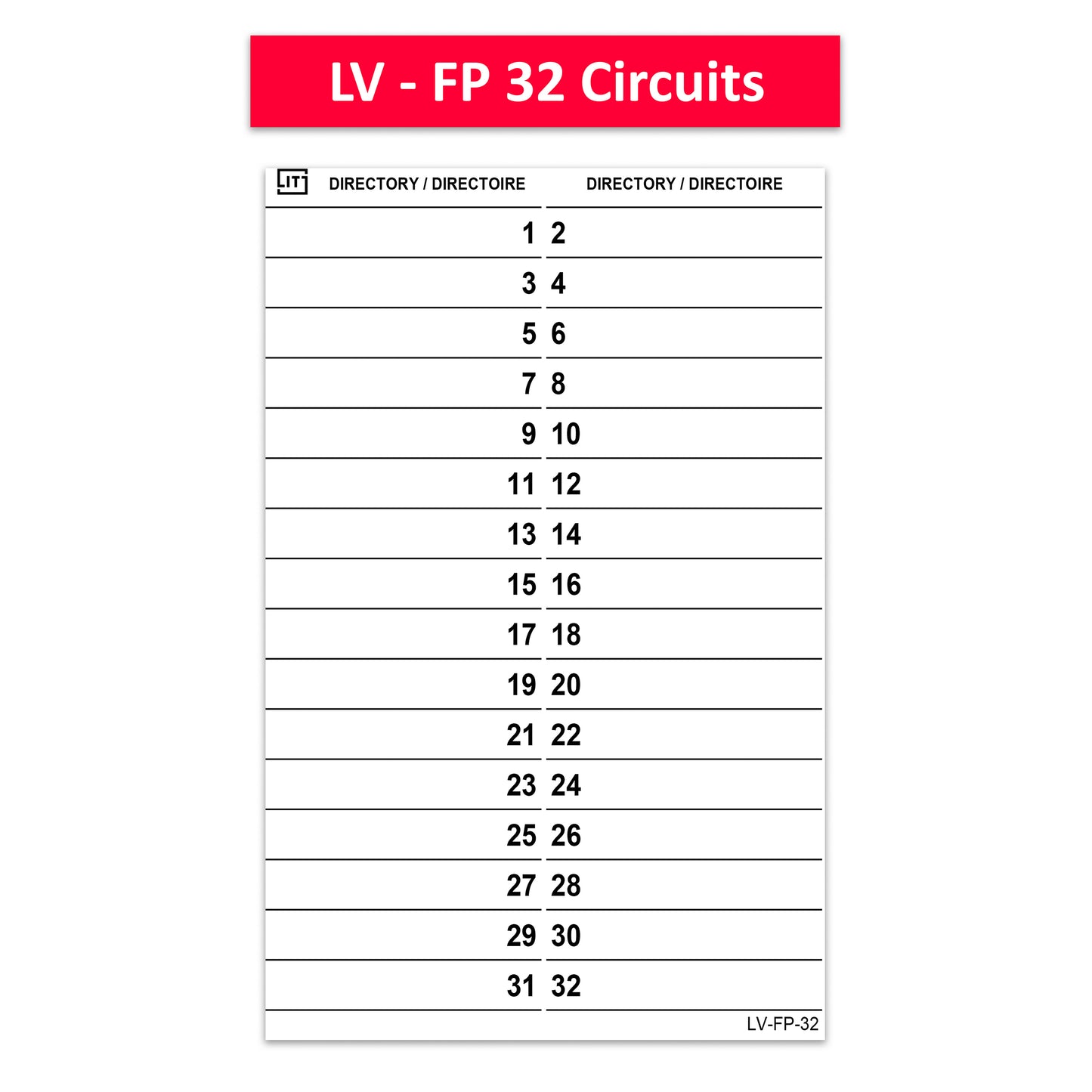 Replacement for Federal Pioneer/ Stablok 32 Circuits