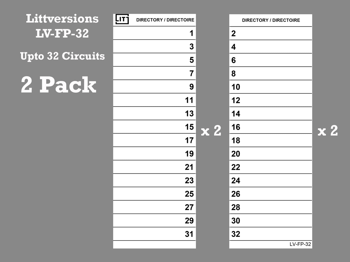 Replacement for Federal Pioneer/ Stablok 32 Circuits