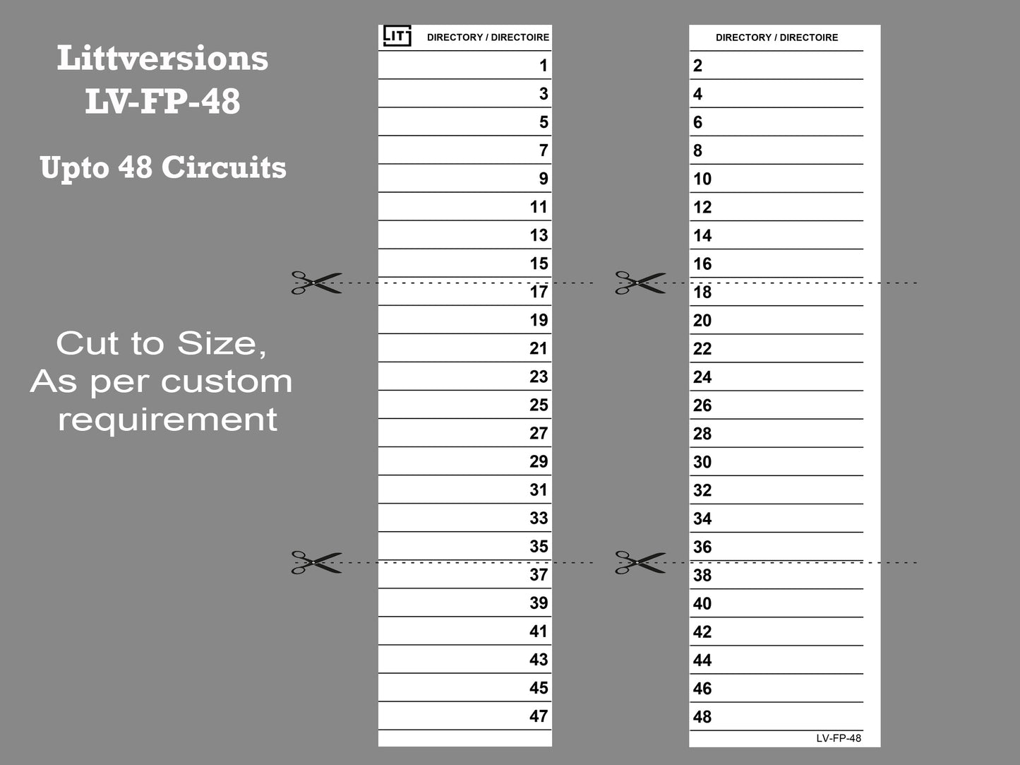 Replacement for Federal Pioneer/ Stablok 48 Circuits