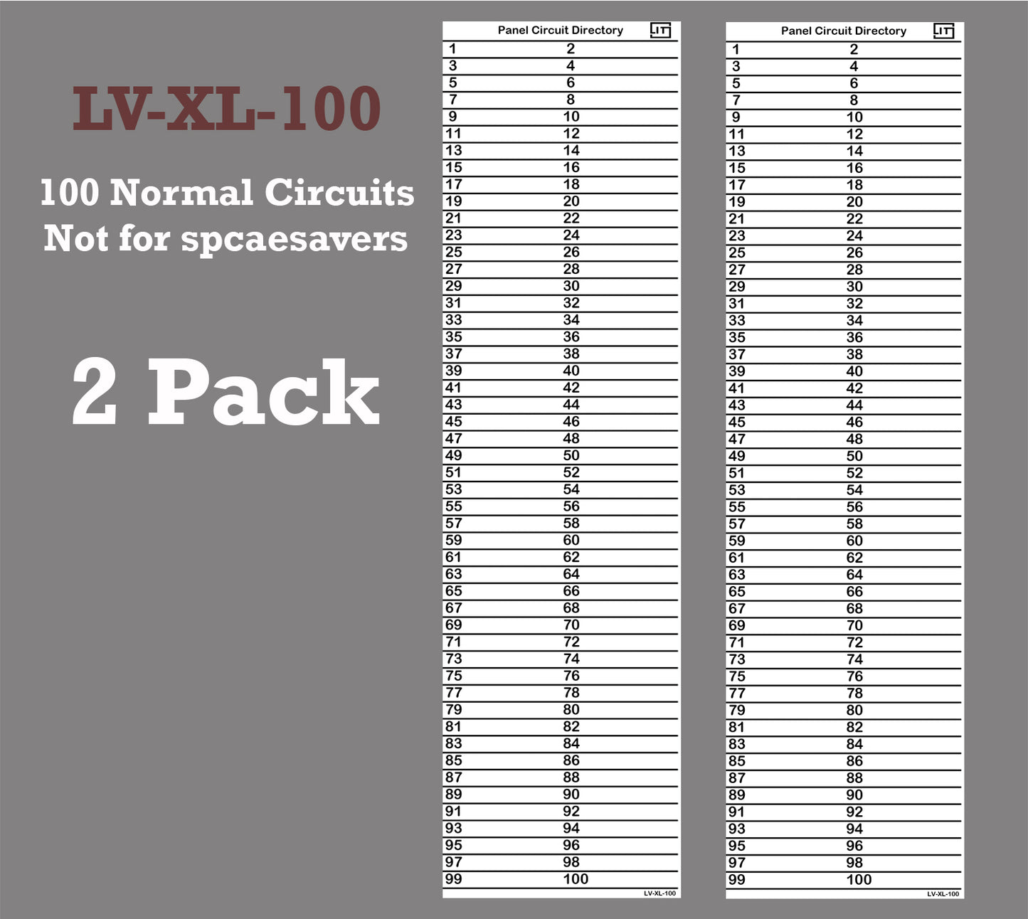 Xtra large 100 Circuits