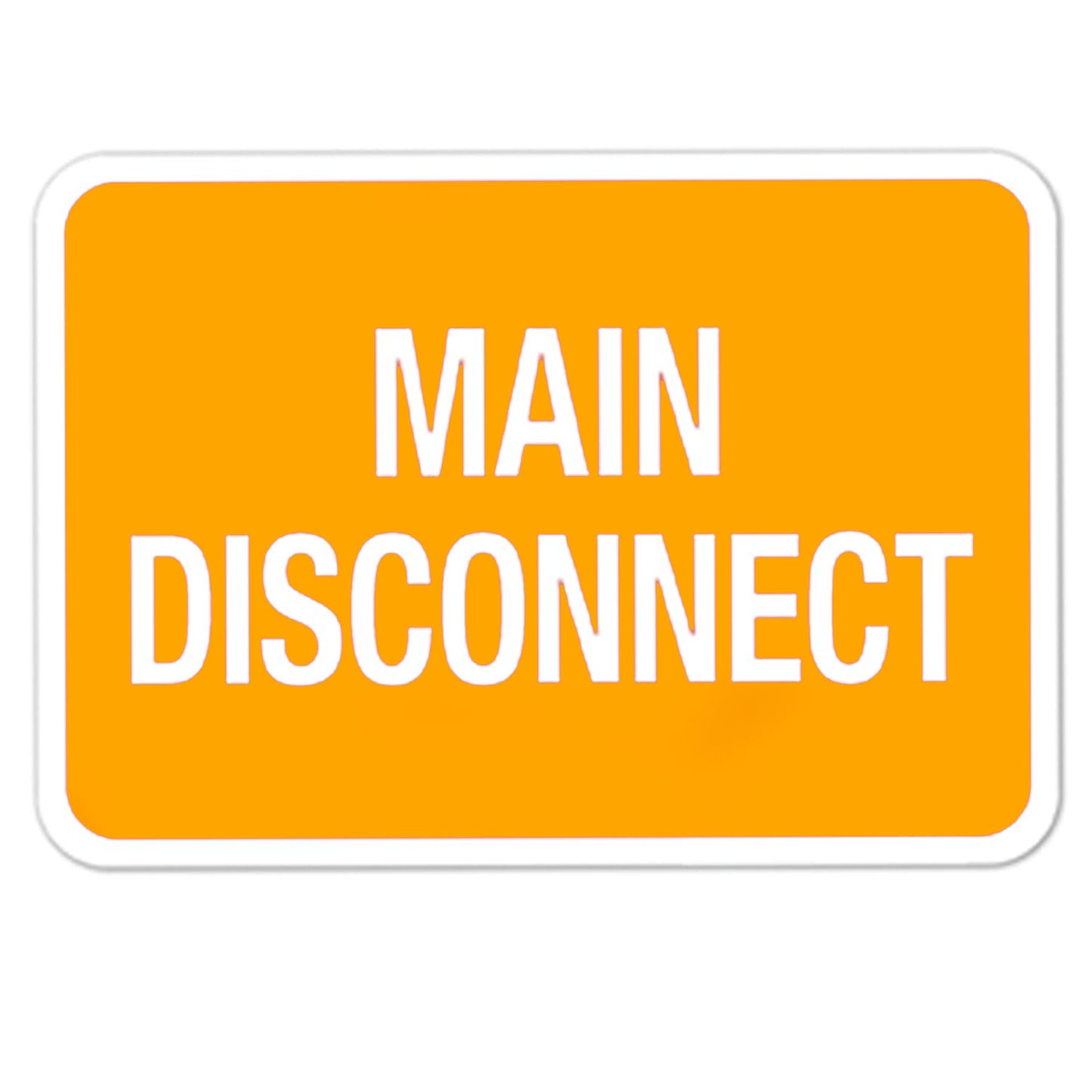 Littversions Custom Labels Main Disconnect Sticker Electrical Service Label Notice Emergency Sign Symbol Decal Marker Vinyl 12x9 9x12 9x7 7x9 6x4 4x6 3x2 2x3 10.7 3.5 inches Vinyl Waterproof