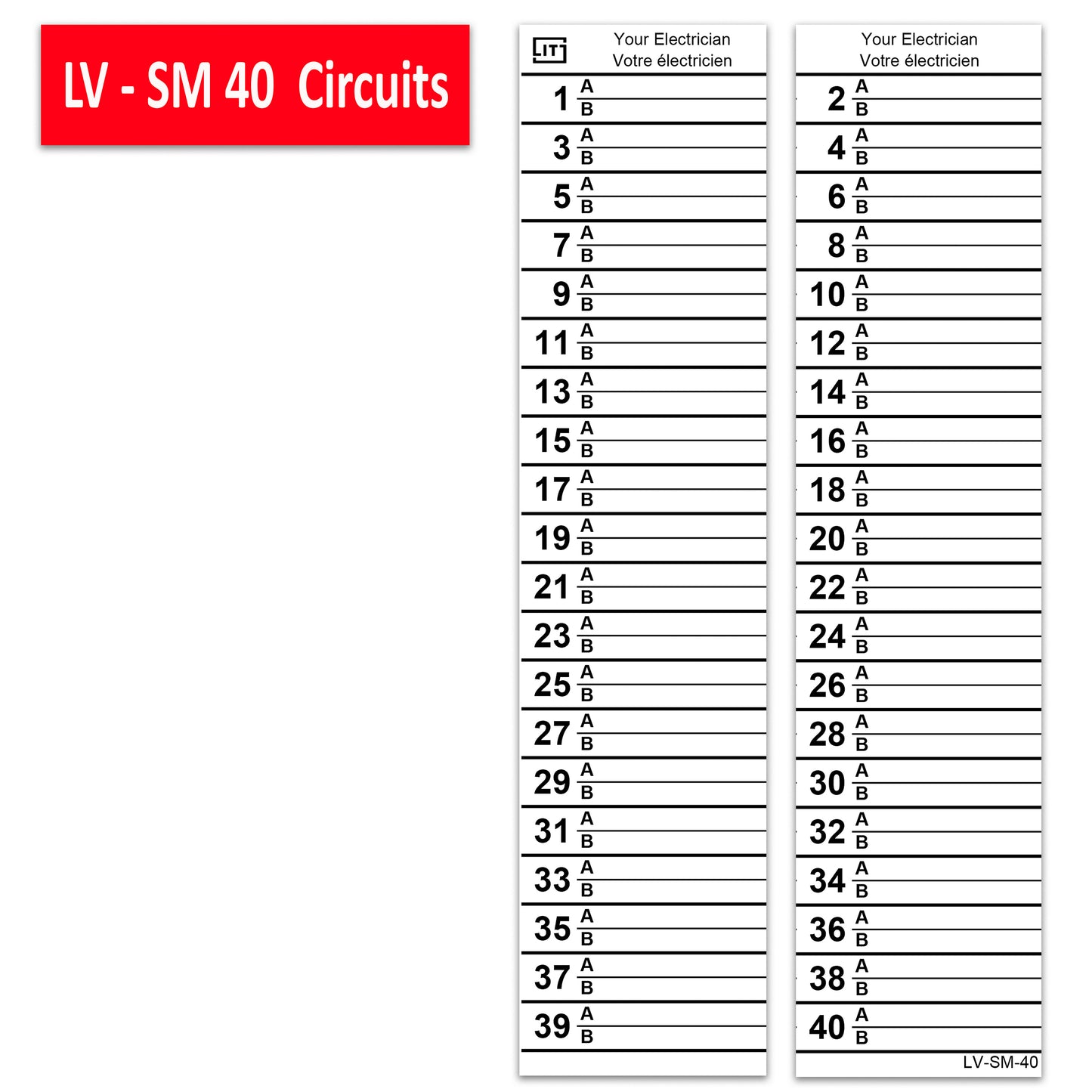 Replacement for Siemens 40 Circuits