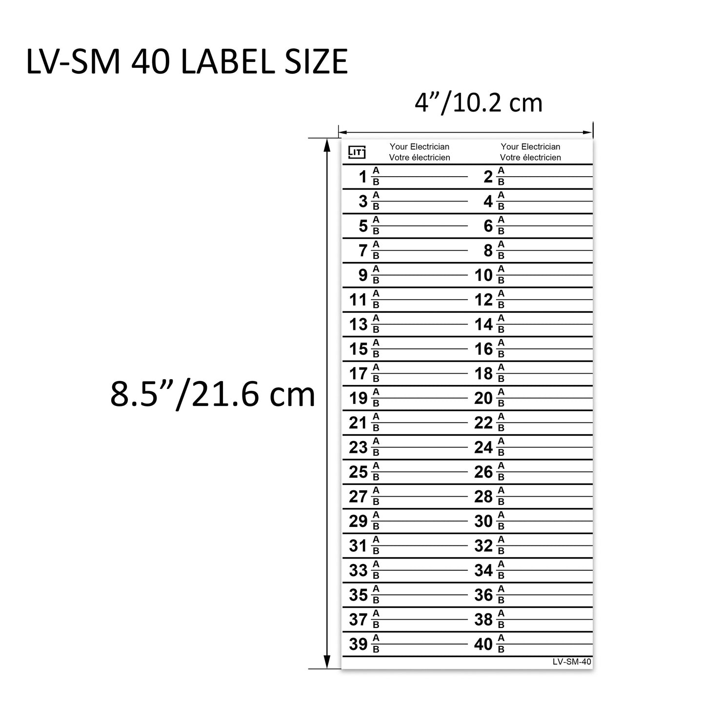 Replacement for Siemens 40 Circuits