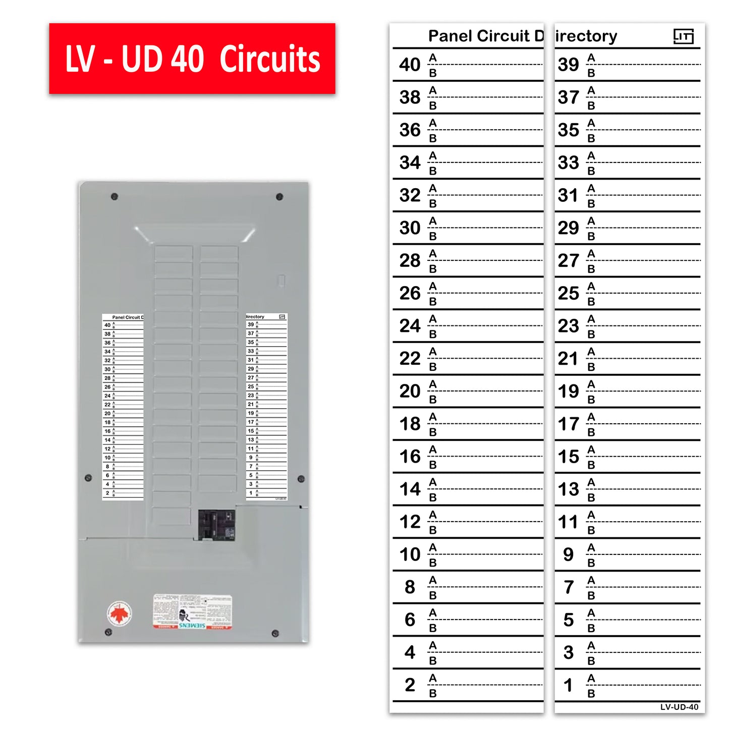 Inverse Upside down 40 Circuits