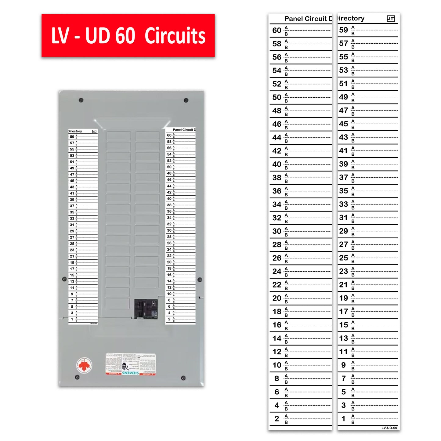 Inverse Upside down 60 Circuits
