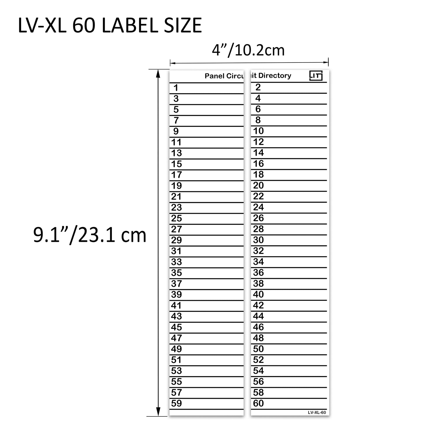 Xtra large 60 Circuits