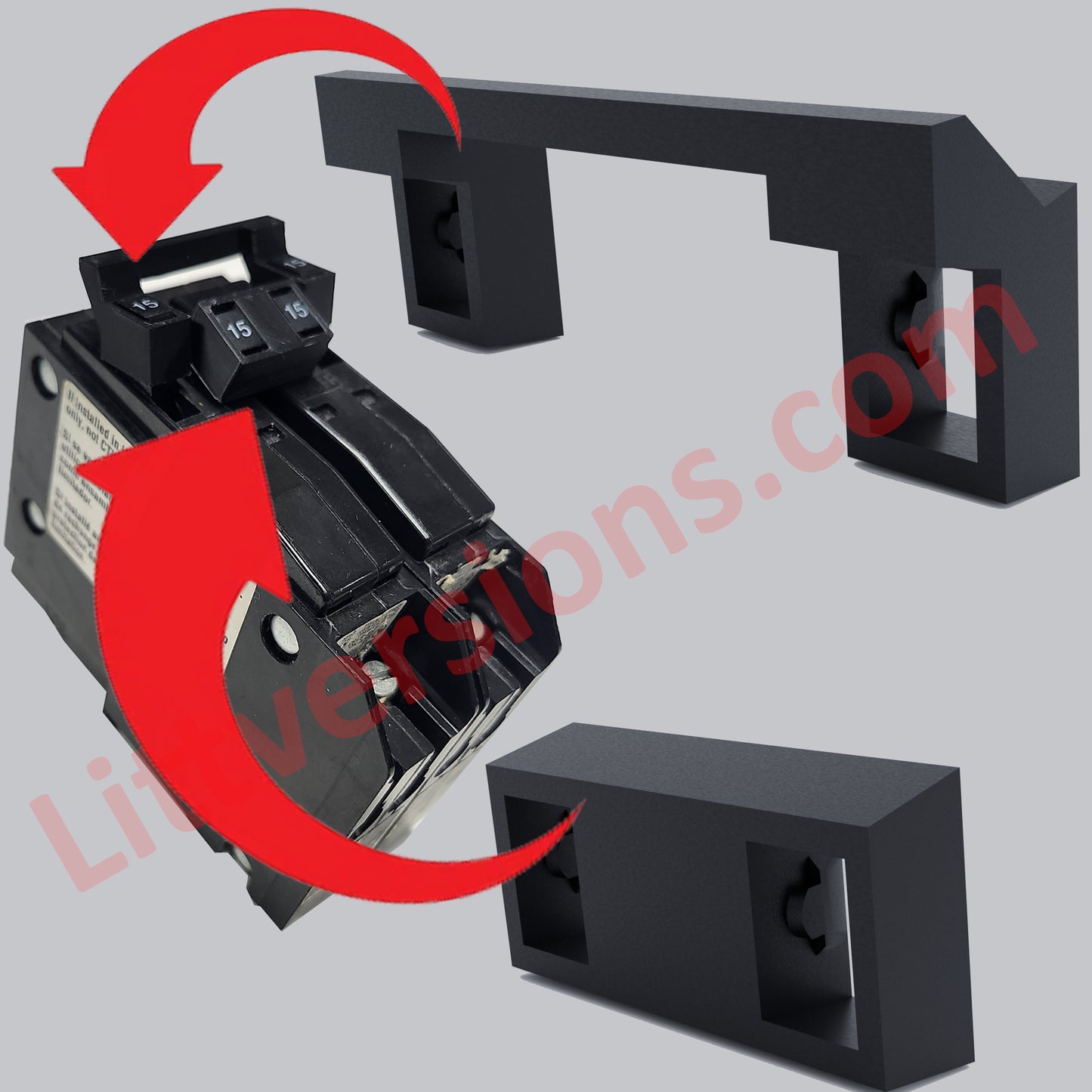10 Pcs Handle Tie for Joining Outside and Inside Quad Tandem Squared QO Type Common Trip QOTHTCP