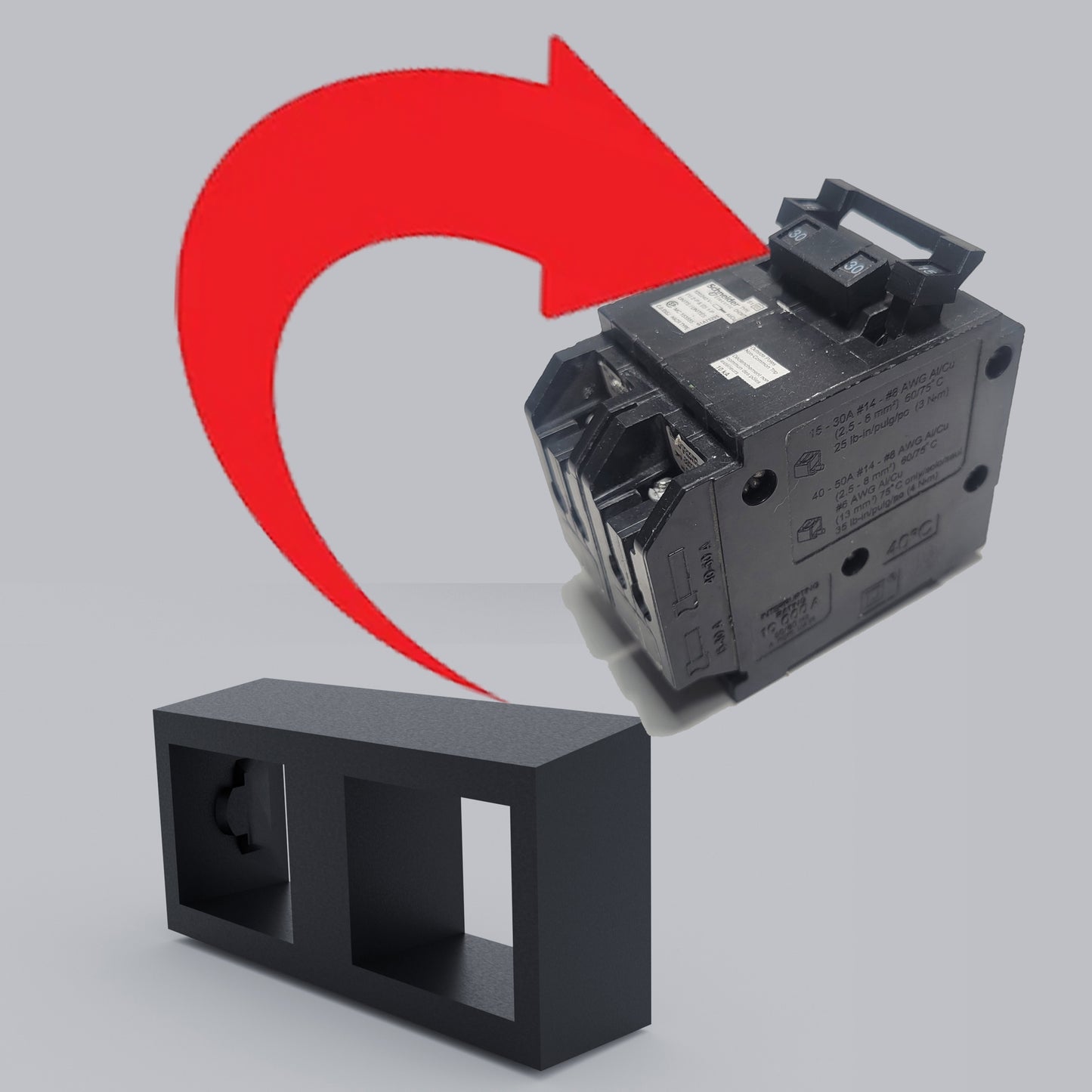 10 Pack Handle Tie for Joining Inside Only Quad Tandem Square D Schneider Squared CHOM Breaker Common Trip HOMT HT