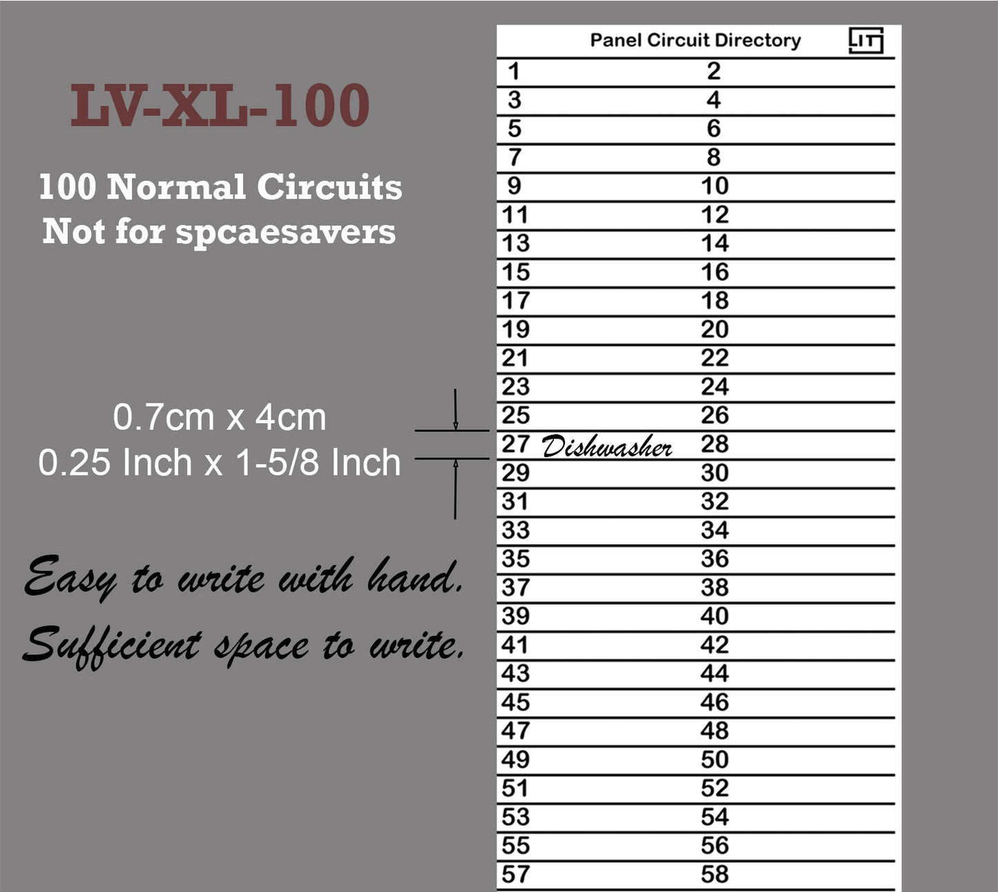 Xtra large 100 Circuits