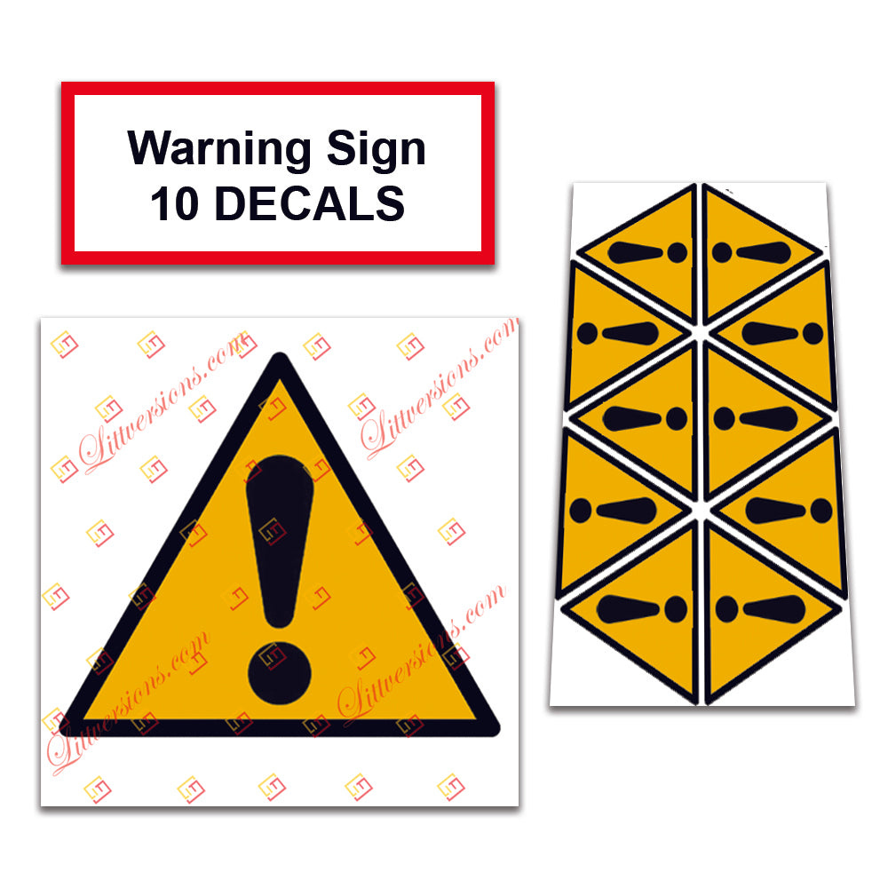 10 Pack Universal OSHA Compliant Air Compressor Safety Symbol Stickers Decal Set Suitable for Towable, Mobile, Portable and Stationary Units (Warning Sign)