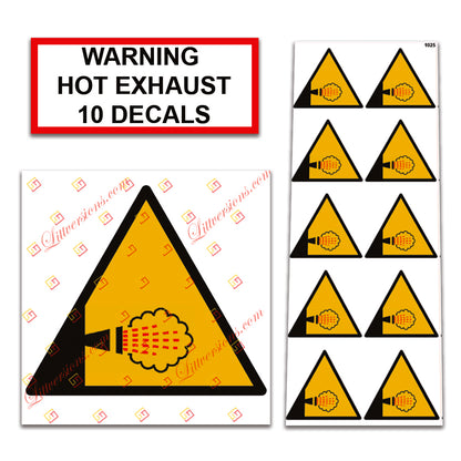 Compressor Sticker Littversions 10 Pack Universal OSHA Compliant Air Compressor Safety ...