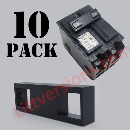 10 Pack Handle Tie for Joining 2 Single Pole 1" Replacement for Square D Homeline Schneider Electric Breakers Common Trip CHOM Breakers QO1HTCP HOMT HT Circuit Breaker