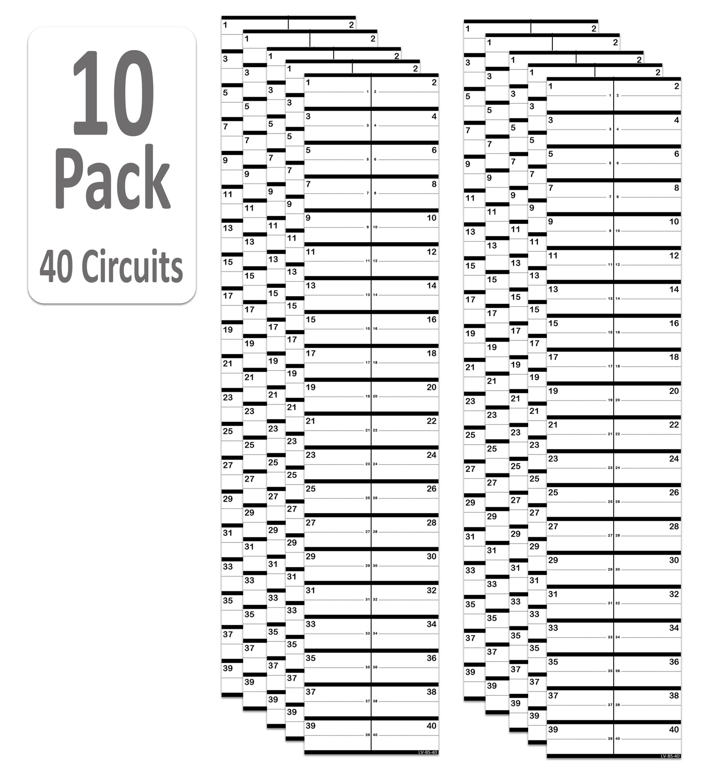 Breaker Side 40 Circuits