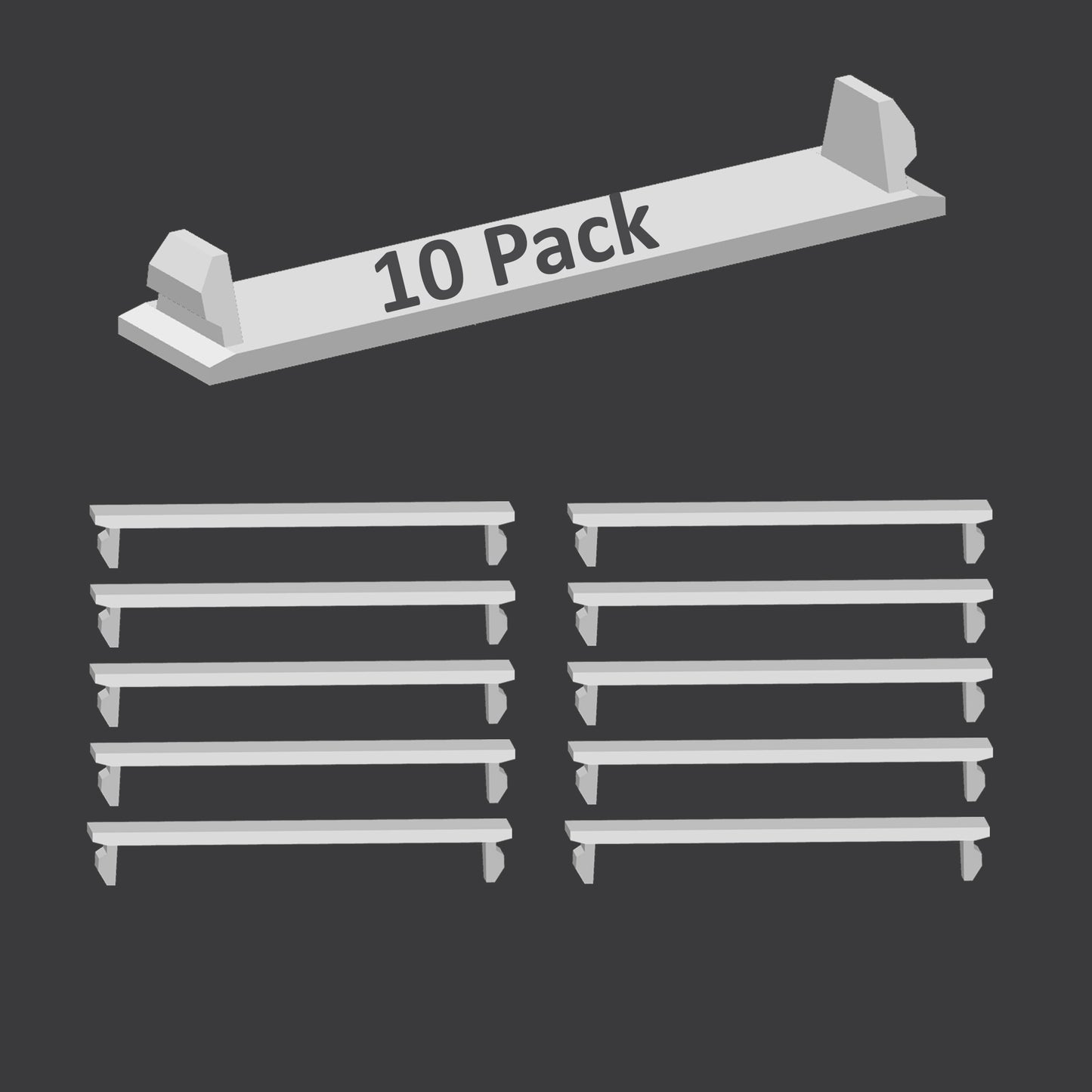 10 Pack 1/2 inch GE TFH THQP Challenger Type A Square D Universal Knockout Filler Plate 1/2" x 2.5" Blank Flush Cover for Twist Thin Circuit Breaker Electrical Panel Box Load Center