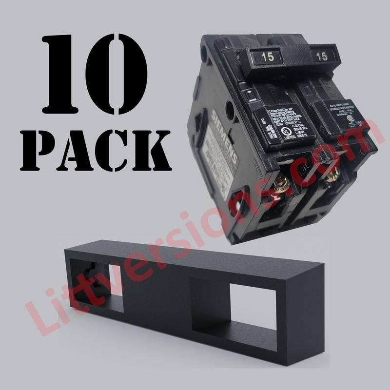 10 Pack Replacement Handle Tie Join 2 Single Pole for Siemens Breakers Murray Common Trip ECQTH3 BQ BQH HBQ BLH HBL Breakers