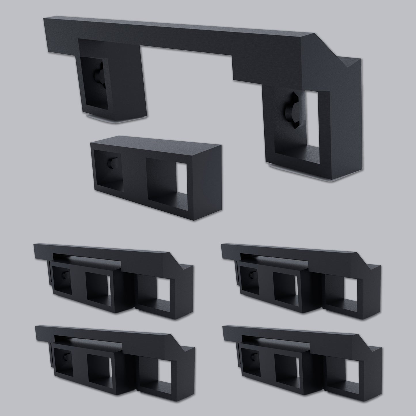 10 Pcs Handle Tie for Joining Outside and Inside Quad Siemens Breakers Common Trip QTH2