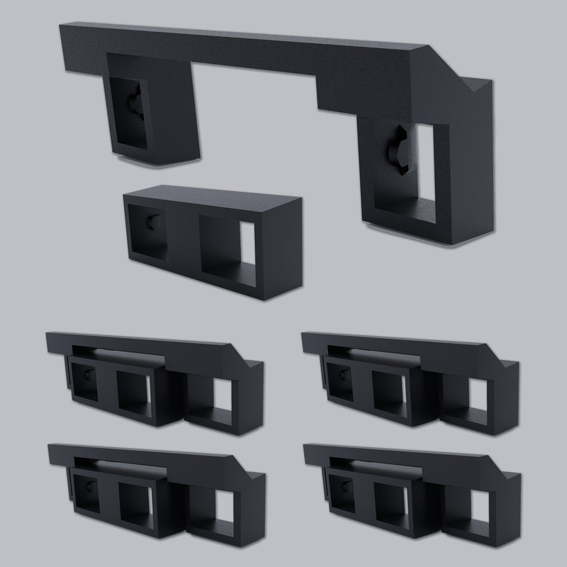 10 Pcs Handle Tie for Joining Outside and Inside Quad Siemens Breakers Common Trip QTH2
