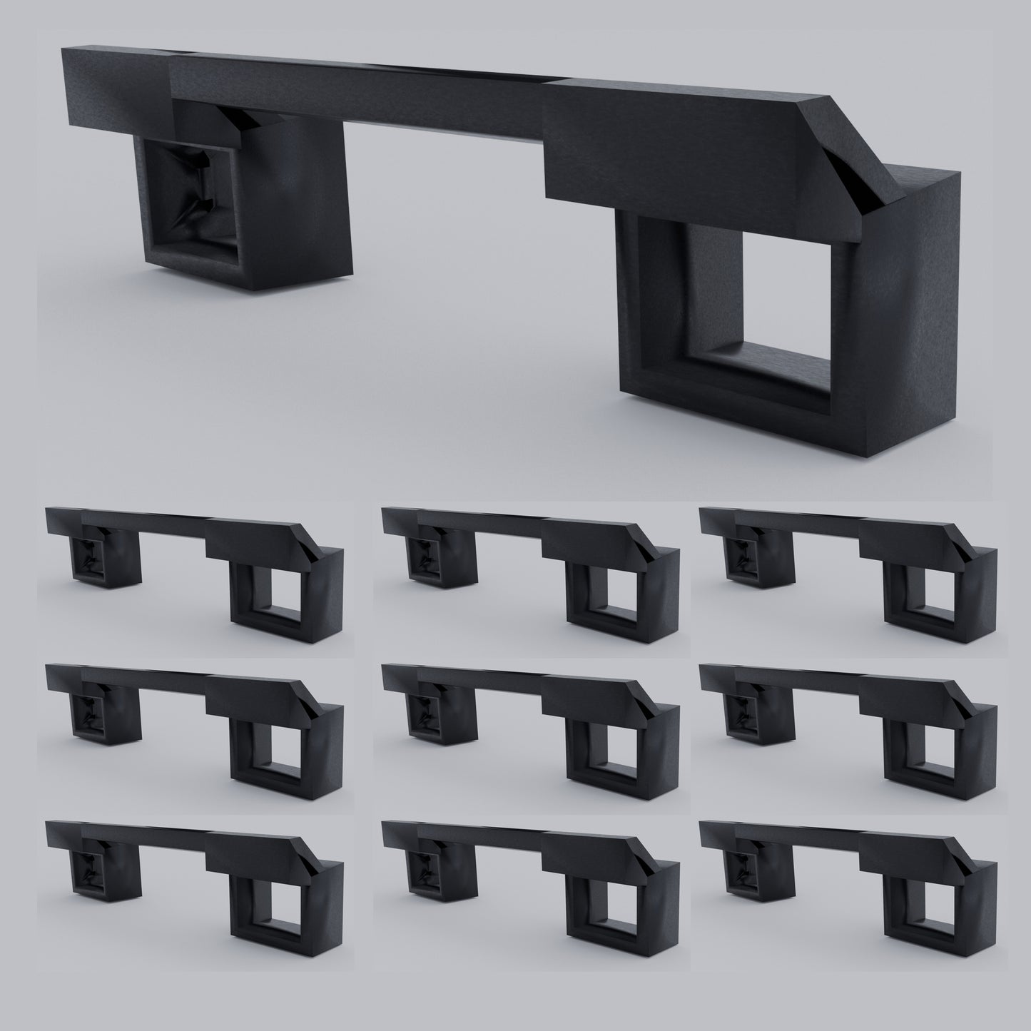 10 Pack Outside Only Handle Ties for Joining Two Tandem Siemens Breakers Common Trip QTH2