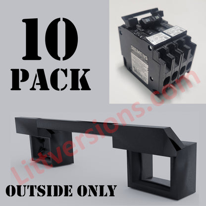 10 Pack Outside Only Handle Ties for Joining Two Tandem Siemens Breakers Common Trip QTH2