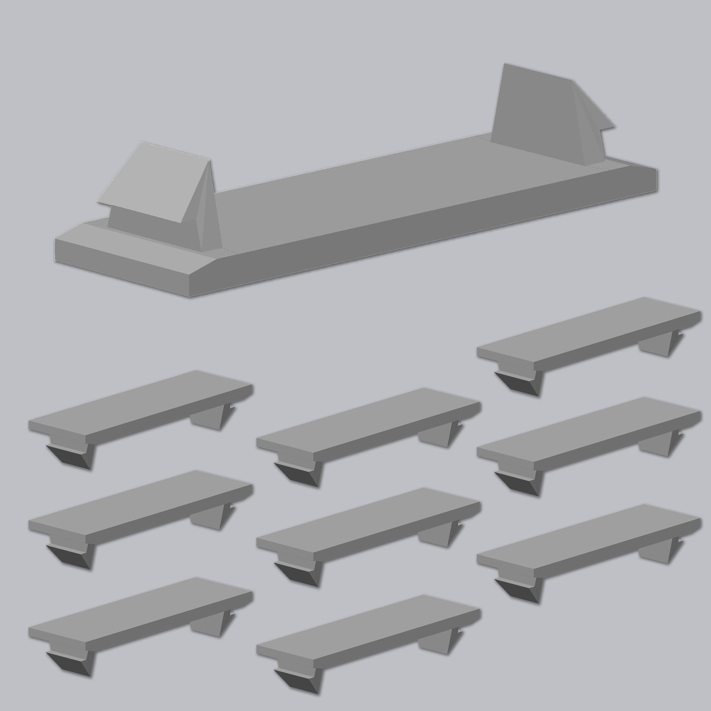 10 Pack 1/2 inch FPE NA NC NCFS Federal Pacific Stab-lok Universal Knockout Filler Plate 1/2" x 1.5" Blank Flush Cover for Twist Thin Circuit Breaker Electrical Panel Box Load Center