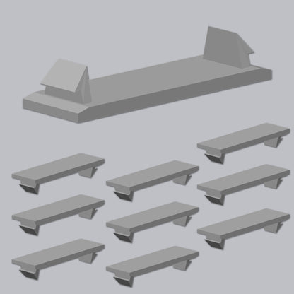 10 Pack 1/2 inch FPE NA NC NCFS Federal Pacific Stab-lok Universal Knockout Filler Plate 1/2" x 1.5" Blank Flush Cover for Twist Thin Circuit Breaker Electrical Panel Box Load Center