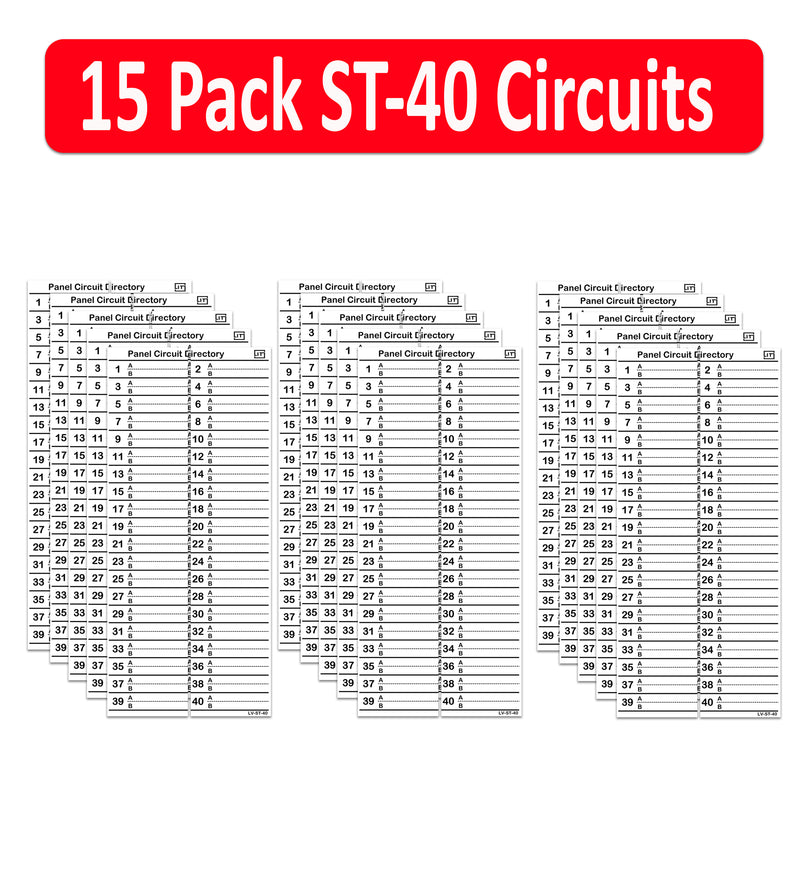 Standard 40 Circuits