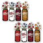 2 Pack 8"x10" Inch Vinyl Label Decal Stickers for Dr Pepper Fans- Cherry, Diet, Cream Soda Waterproof Weatherproof Laminated Soda Logo for Cars, Trucks, Laptops, Windows