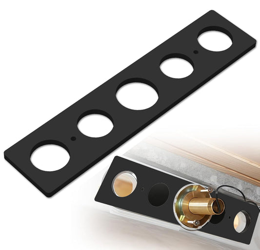 Replacement Waterline Escutcheon Deck Repair Plate for Kitchen or Bathroom Faucets - Universal Fit, Sink Cover Baseplate Reinforces Counters and Provides Stable Faucet Maintenance