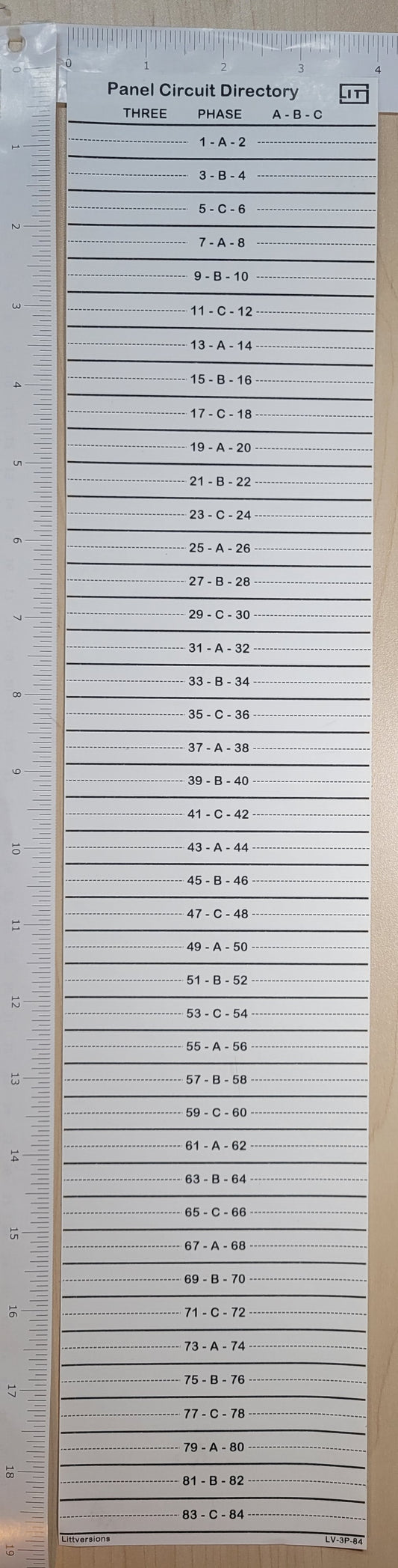 3 Phase 84 Circuit