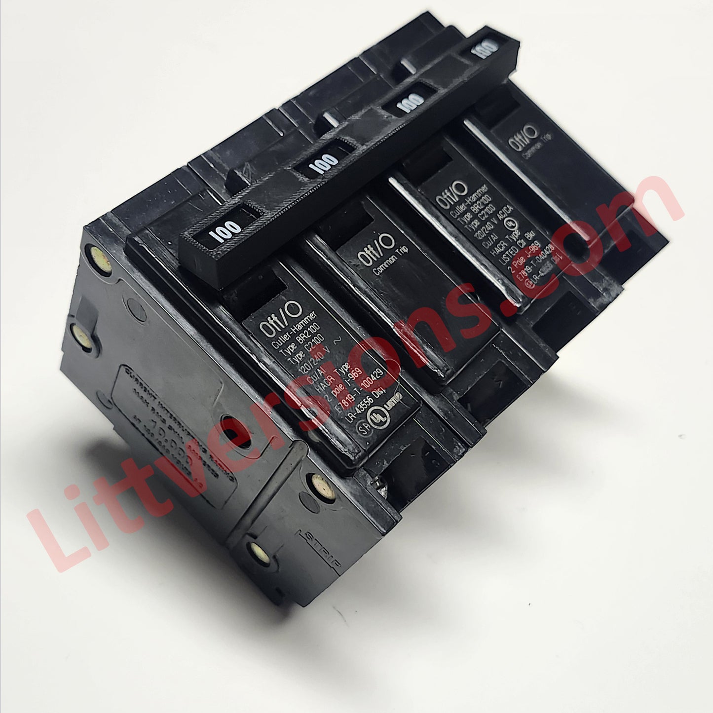 2 Pack Handle Tie Join 4 Single Pole or 4 Pole Replacement for Eaton Cutler Hammer Breakers Common Trip QL4HT BRHT BR Load Center & BR Circuit Breakers