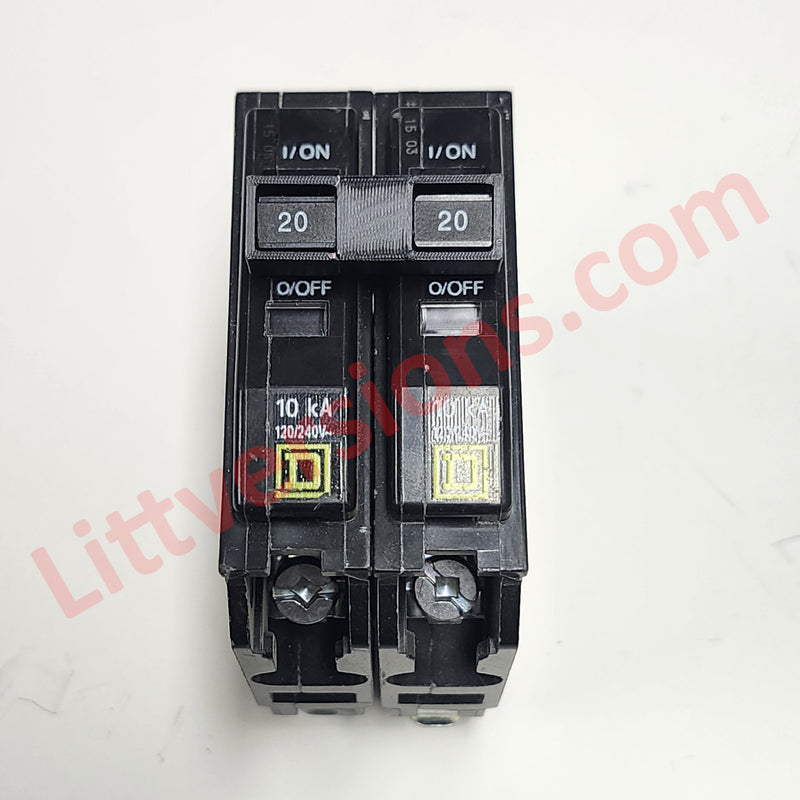 QO/QO1HTCP Handle Tie for Joining 2/3/4 Single Pole or 2/3/4 Pole 3/4" Wide Replacement for Square D Type QO Electric Breakers Common Trip Breakers QO1HTCP QO Circuit Breaker