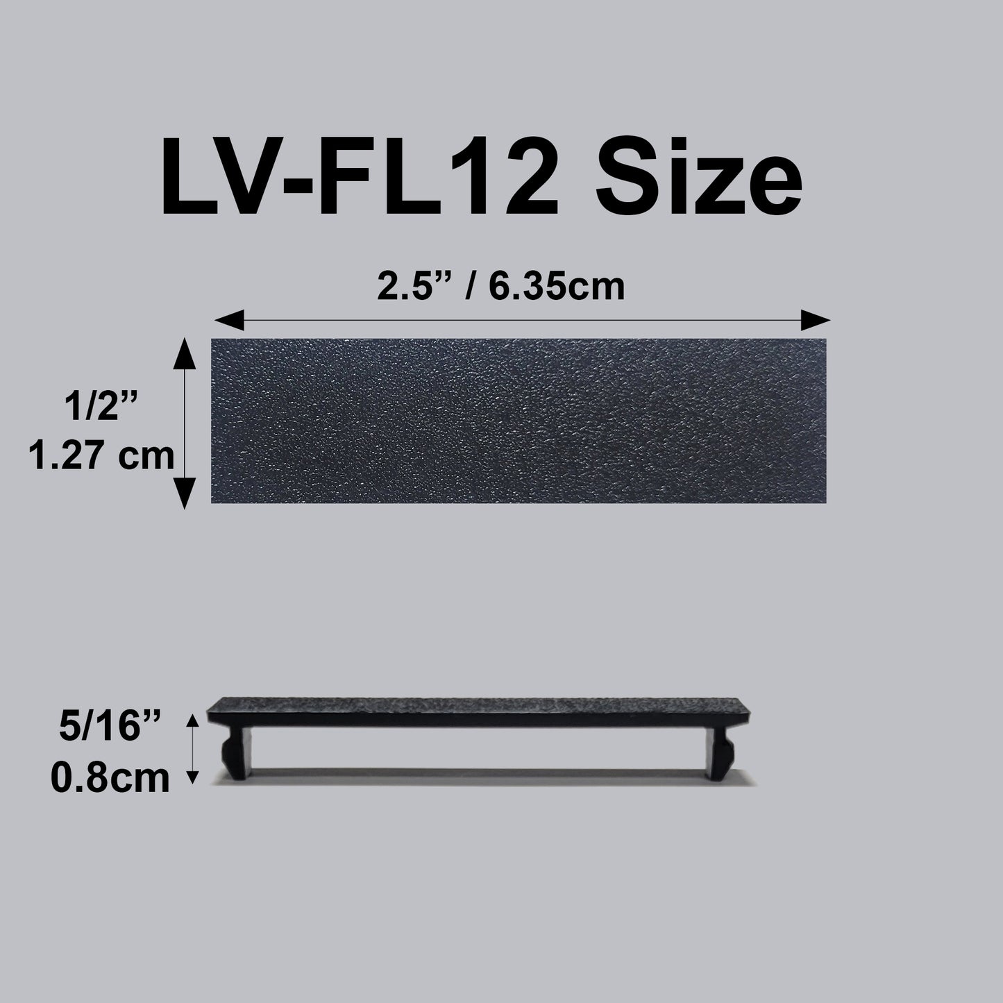 5 Pack 1/2 inch GE TFH THQP Challenger Type A Square D Universal Knockout Filler Plate 1/2" x 2.5" Blank Flush Cover for Twist Thin Circuit Breaker Electrical Panel Box Load Center