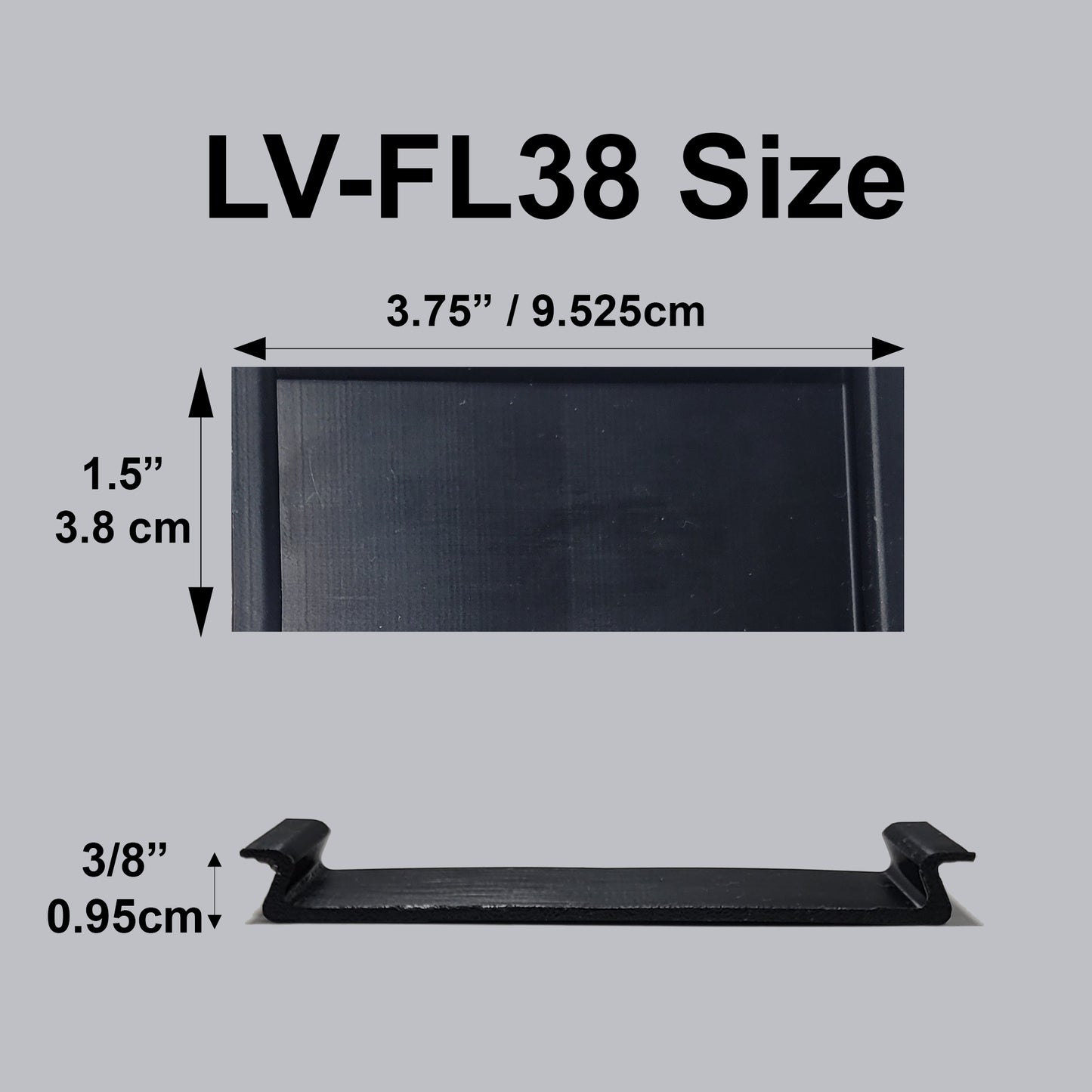 2 Pack 1.5 inch Universal Filler Plate 1.5" x 3.75" Blank Flush Cover for AEC Electric Panel Amalgamated Fuse Box Electrical Panel Box
