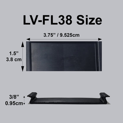 2 Pack 1.5 inch Universal Filler Plate 1.5" x 3.75" Blank Flush Cover for AEC Electric Panel Amalgamated Fuse Box Electrical Panel Box