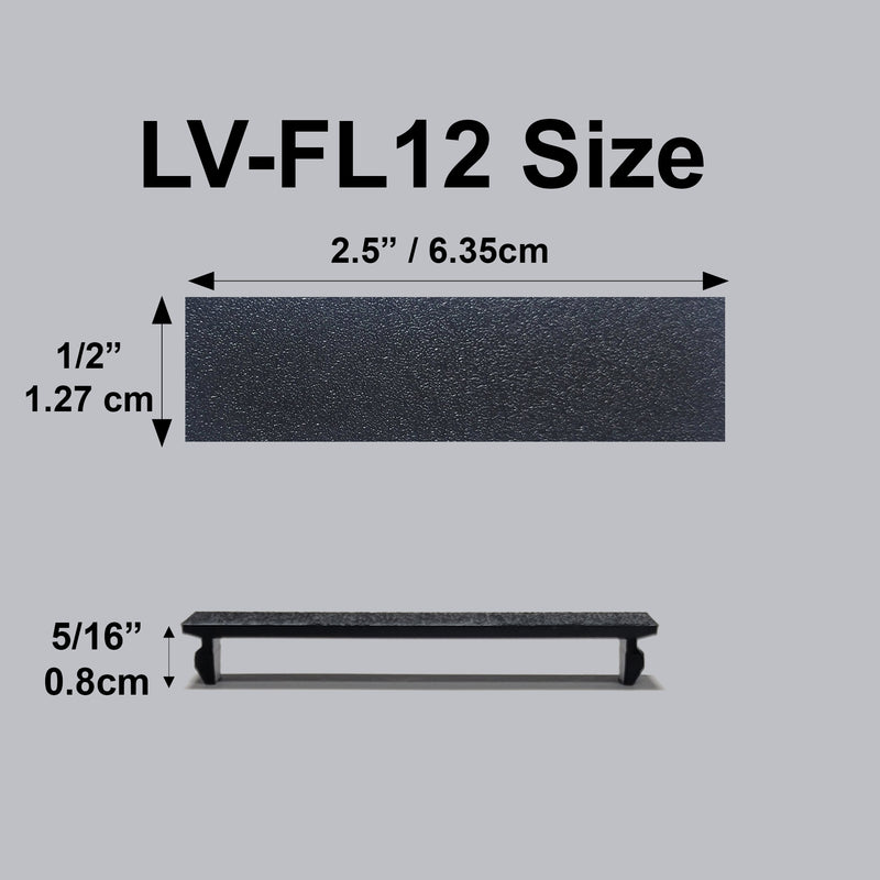 1/2 inch GE TFH THQP Challenger Type A Square D Universal Knockout Filler Plate 1/2" x 2.5" Blank Flush Cover for Twist Thin Circuit Breaker Electrical Panel Box Load Center