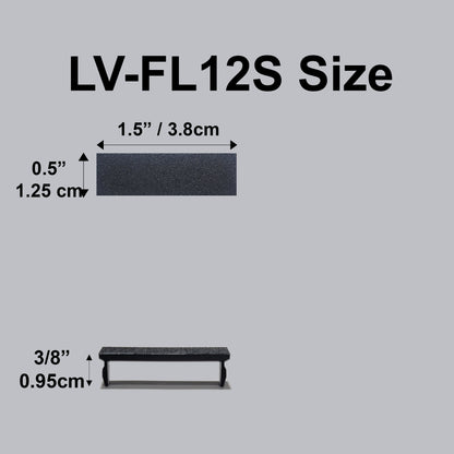 5 Pack 1/2 inch FPE NA NC NCFS Federal Pacific Stab-lok Universal Knockout Filler Plate 1/2" x 1.5" Blank Flush Cover for Twist Thin Circuit Breaker Electrical Panel Box Load Center
