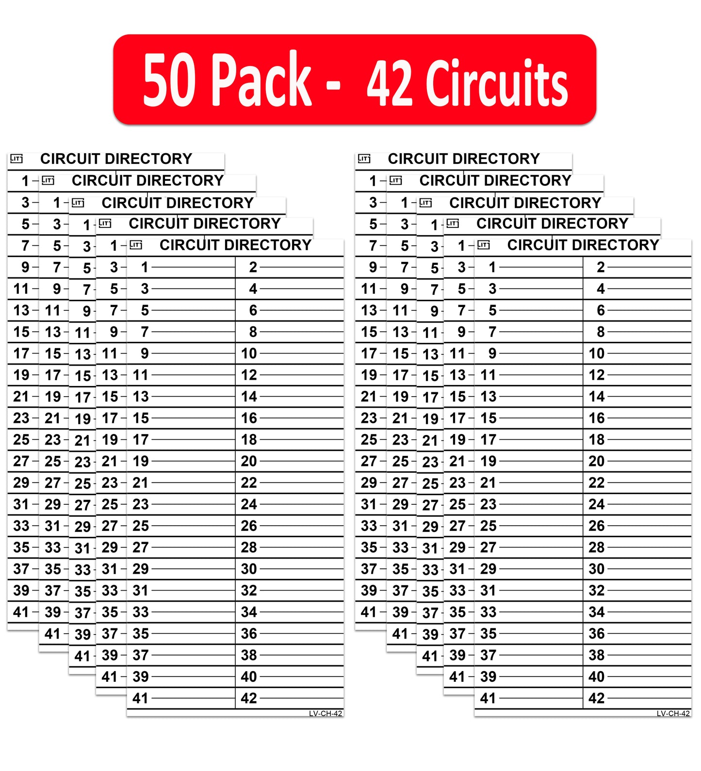 Replacement for Cutler Hammer 42 Circuits