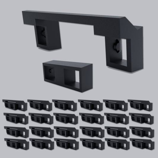 50 Pack 25 Outside and 25 Inside Handle Tie for Joining Two Tandem Siemens Breakers Common Trip QTH2